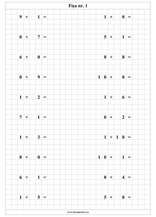 Pachet matematică clasa a II-a – 10 caiete de lucru cu peste 450 de fișe