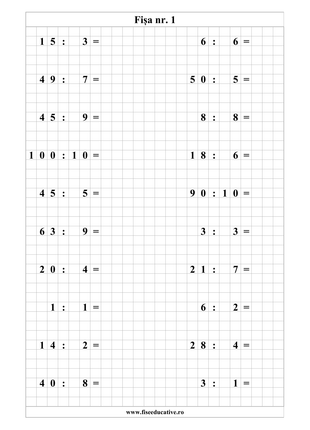 Pachet matematică clasa a II-a – 10 caiete de lucru cu peste 450 de fișe