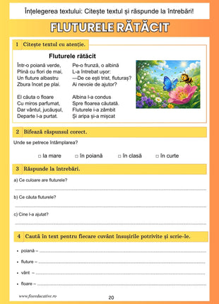 Set Recapitulare Clasa I – Română și Matematică PDF | 9 Caiete, 600 pagini
