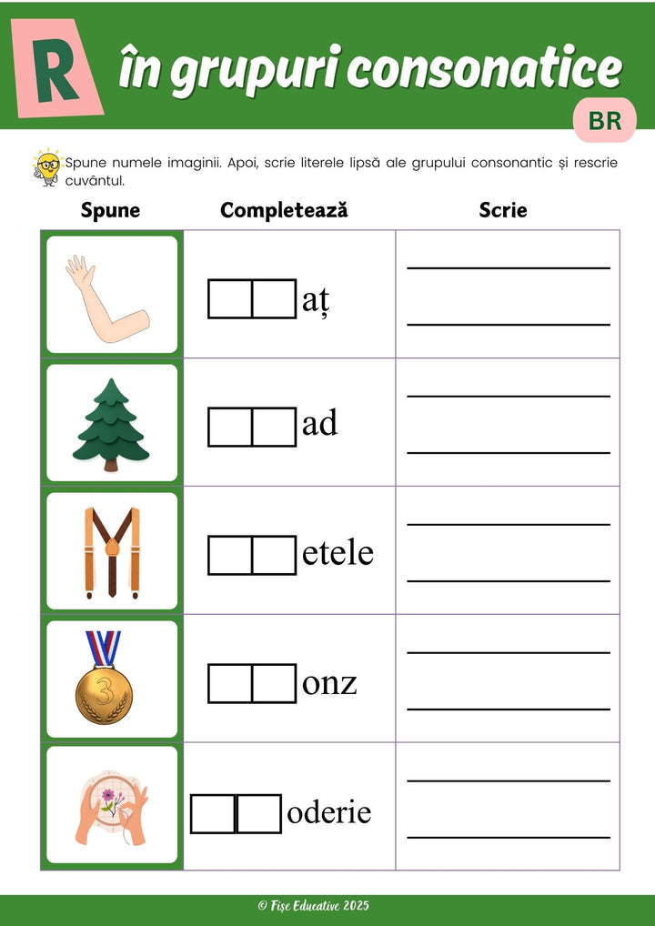 Pachet logopedie tipărit – Limbaj, Citire, Scriere și Logopedie