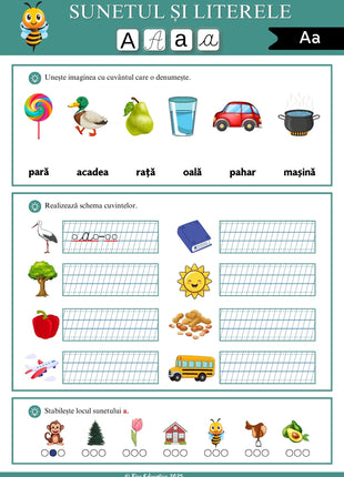 Fișe de comunicare pentru clasa I – 180 pagini PDF  Litere • Silabe • Cuvinte • Exerciții de comunicare