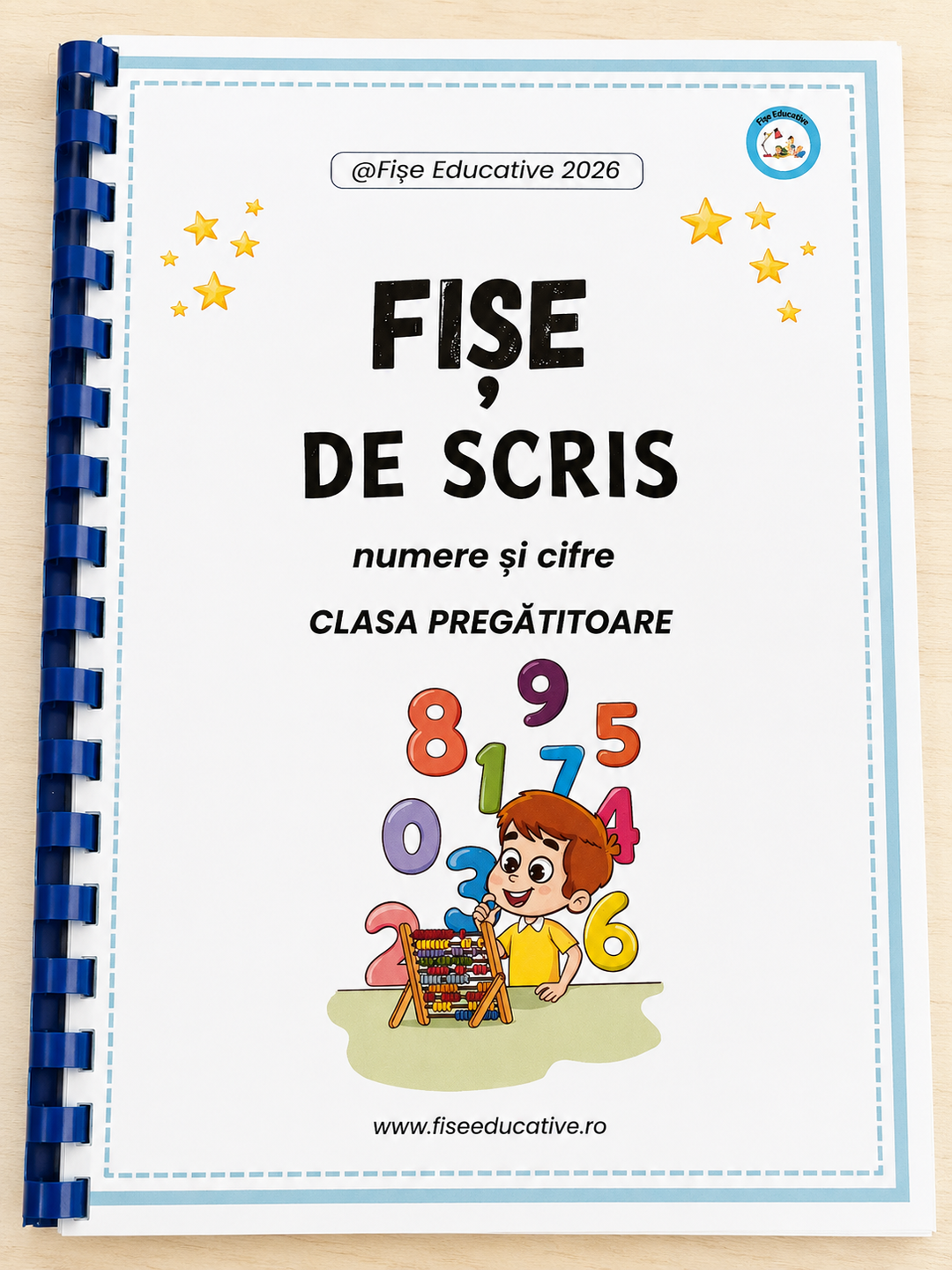 Caiet printat de scris numere și cifre – Clasa pregătitoare – Fise ...