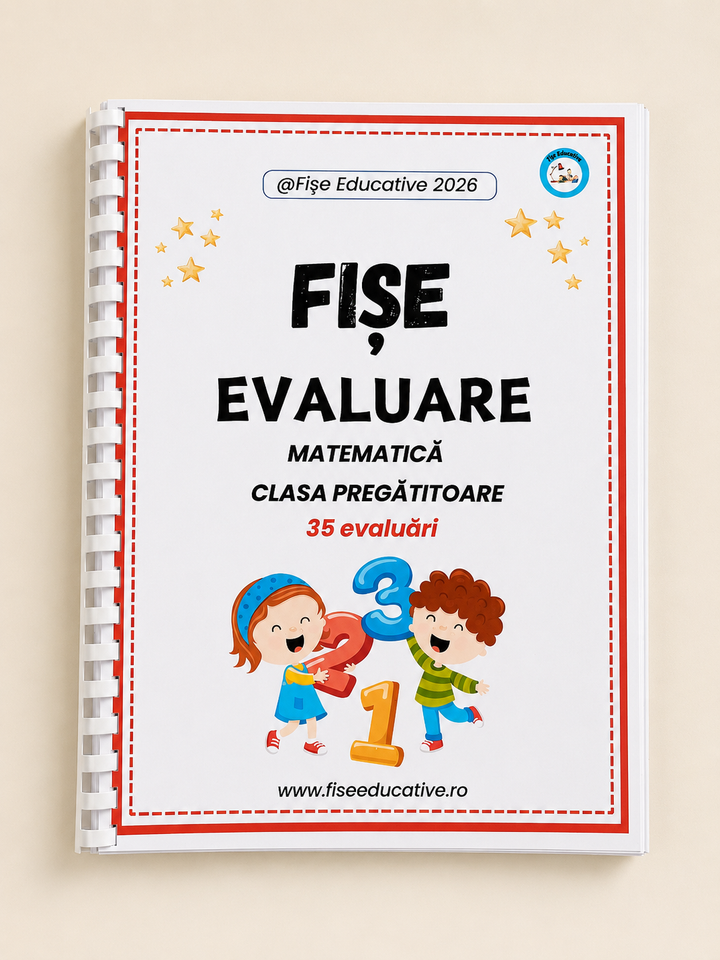 fise evaluare matematica clasa pregatitoare pachet tiparit