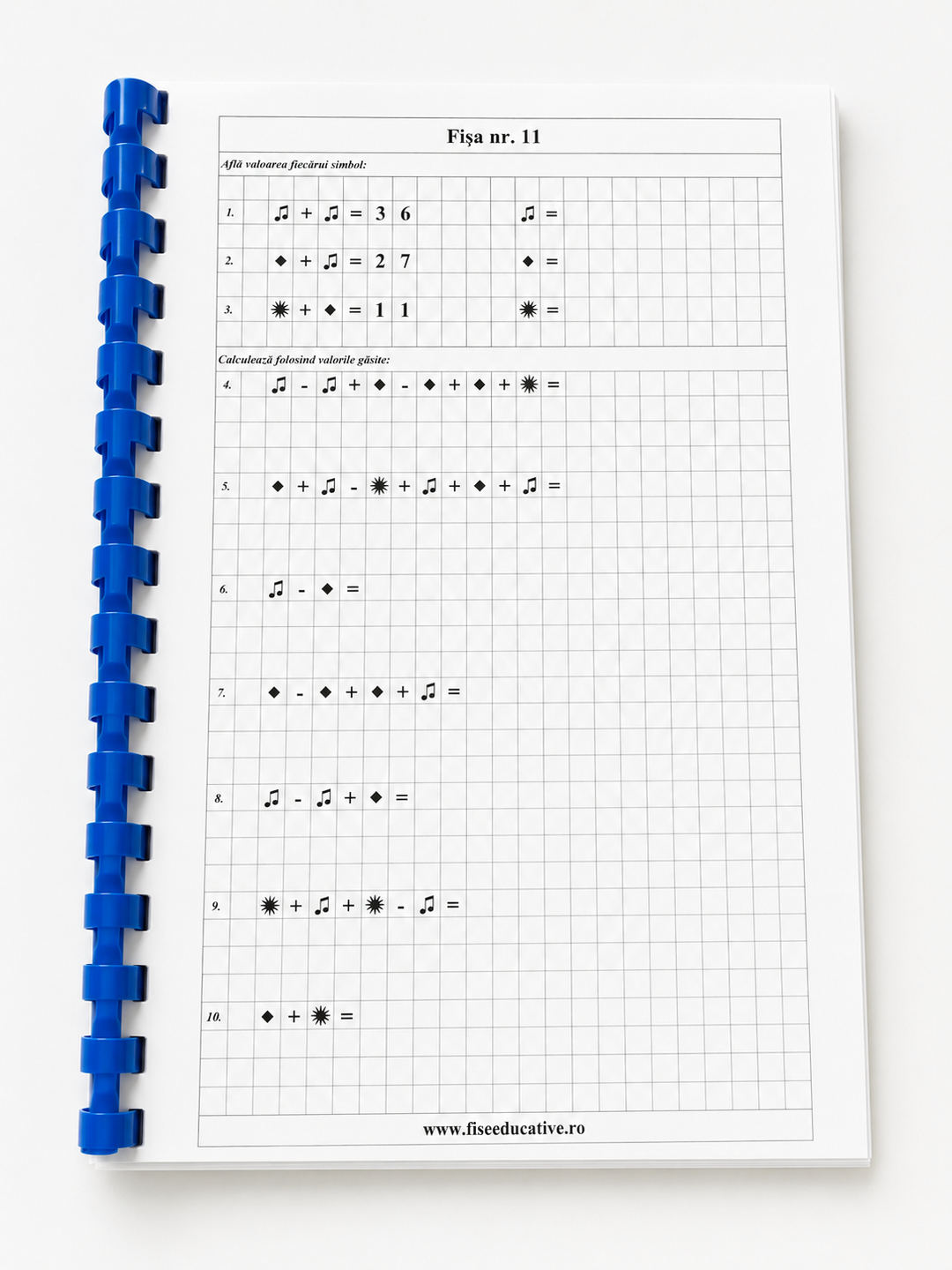 Pachet tipărit Recapitulare Clasa I – Română și Matematică  9 Caiete, 600 pagini