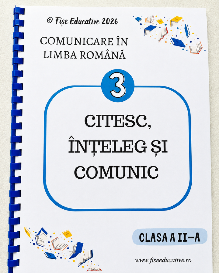 Caiet tipărit - Citesc, înțeleg și comunic – Clasa a II-a | 57 pagini
