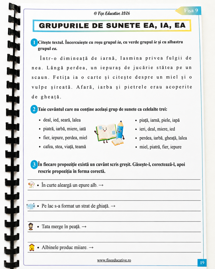 Pachet Comunicare Clasa a II-a – 3 caiete tipărite | 204 pagini