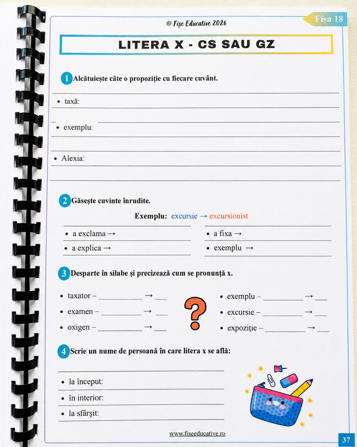 Pachet Comunicare Clasa a II-a – 3 caiete tipărite | 204 pagini