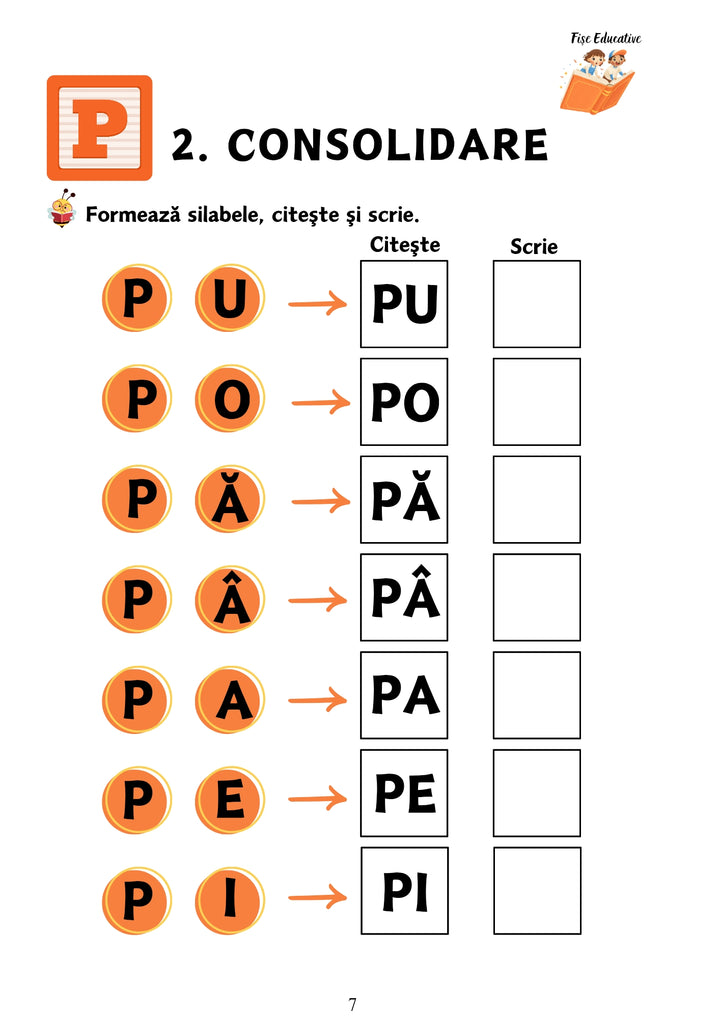 Pachet tipărit Logopedie – Diferențierea Sunetelor și Grupurilor de Litere, 4–8 ani