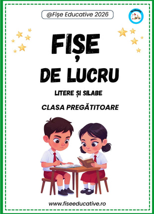 Fișe de lucru clasa pregătitoare litere, citire și scriere PDF