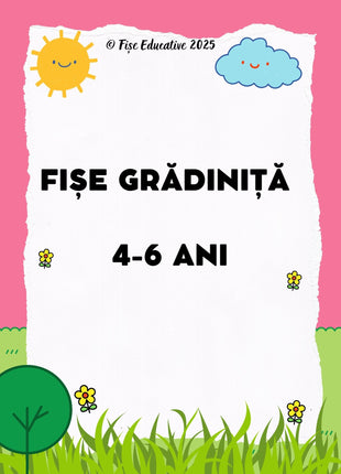 Set 150 Fișe de Lucru Grădiniță 4–6 ani – Matematică, Litere, Cifre, Labirinturi (PDF)