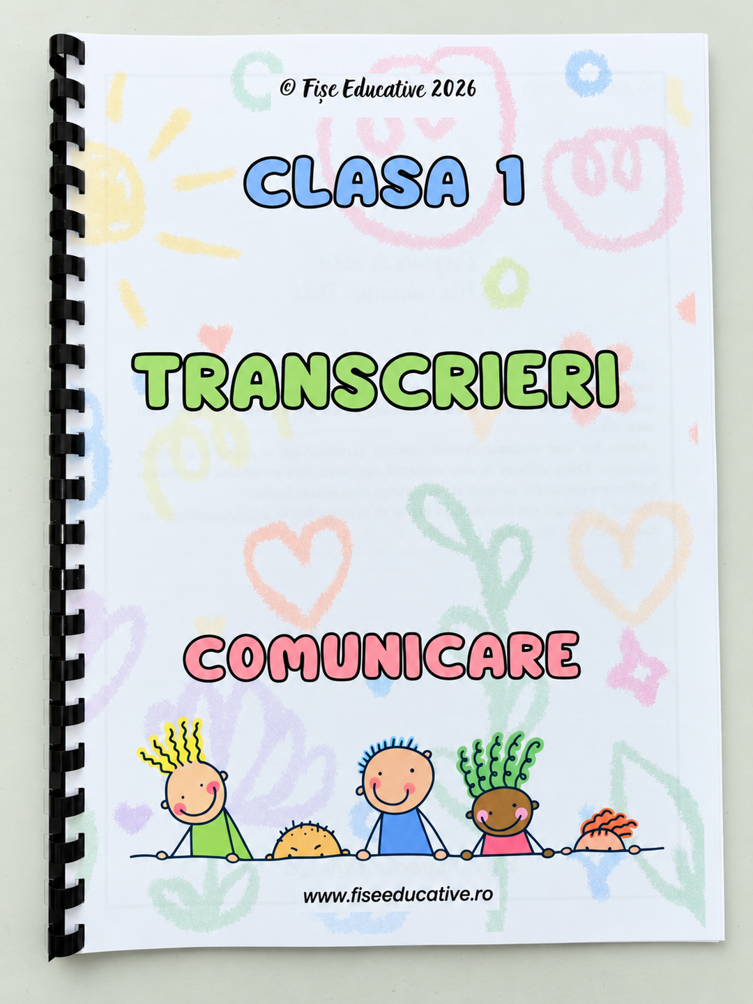 Pachet tipărit Clasa I – 580+ pagini | Comunicare, Matematică, Scriere + Bonus