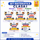 Pachet Matematică Clasa I PDF – 5 caiete cu fișe, exerciții și probleme