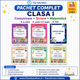 Pachet complet fișe Clasa I PDF – CLR, MEM, scriere, matematică și bonus, 530+ pagini