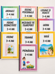 Pachet tipărit - Fișe de lucru pentru copii 3–4 ani – Pachet educativ 100 fișe