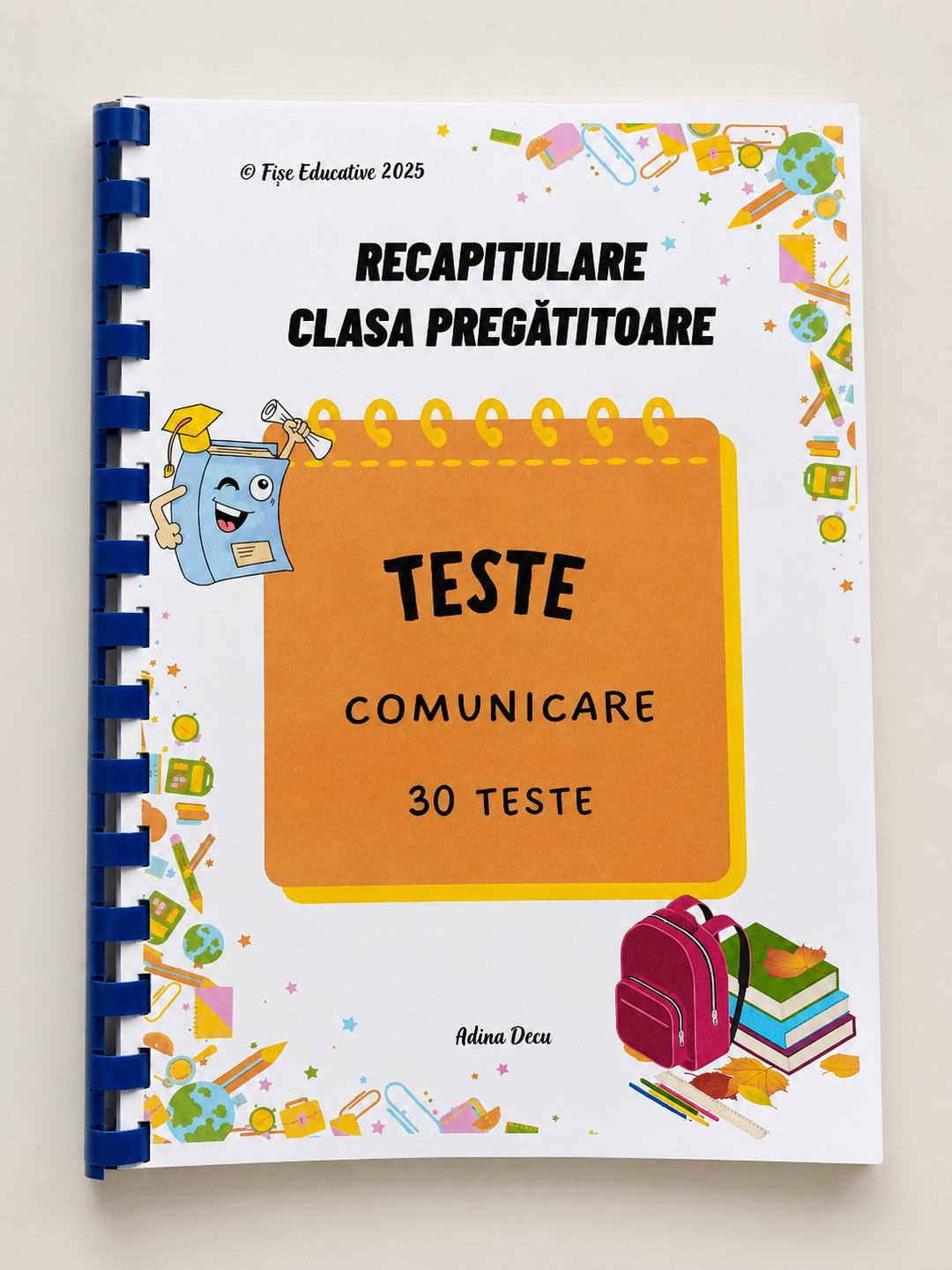 teste grila comunicare clasa pregatitoare tiparite 30 teste