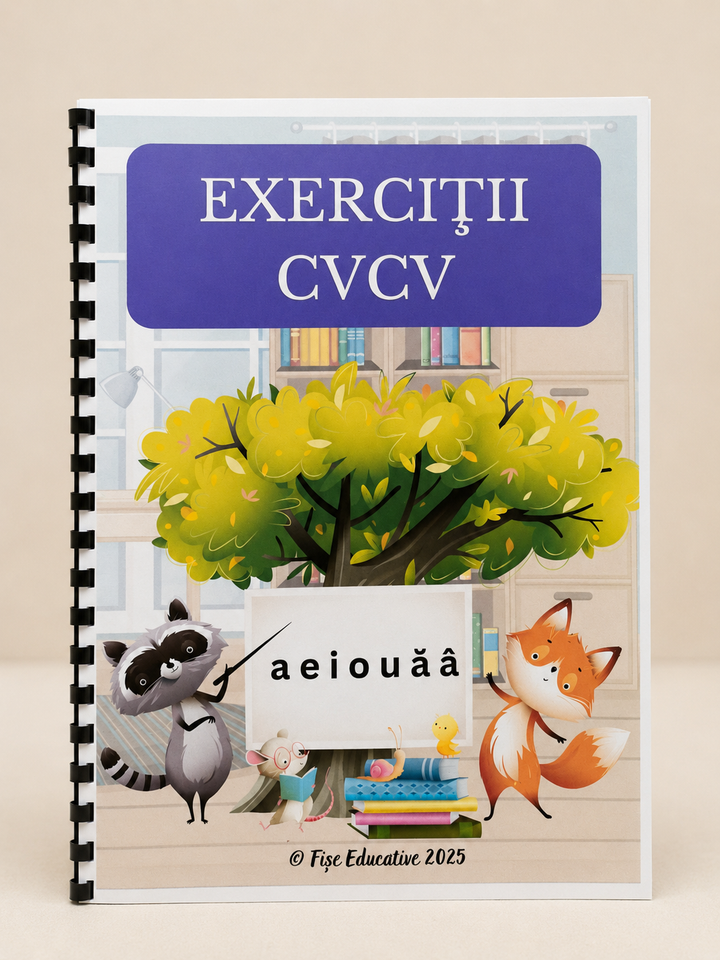 fise logopedice CVCV tiparite consoana vocala consoana vocala