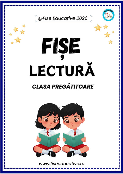 Fișe de lectură pentru clasa pregătitoare – exerciții de citire pe silabe, cuvinte și propoziții PDF