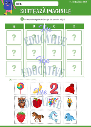 Set 150 fise de lucru