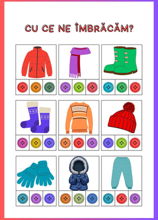 Activități educative diverse pentru copii de 3–4 ani – fișe de lucru pentru grădiniță