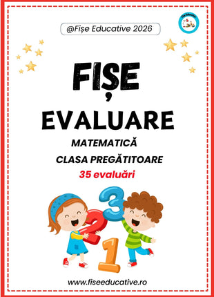 fise evaluare matematica clasa pregatitoare 35 evaluari pdf copii 5-7 ani