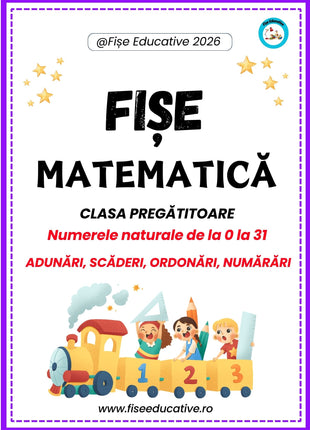 fise matematica clasa pregatitoare numere 0-31 exercitii copii pdf