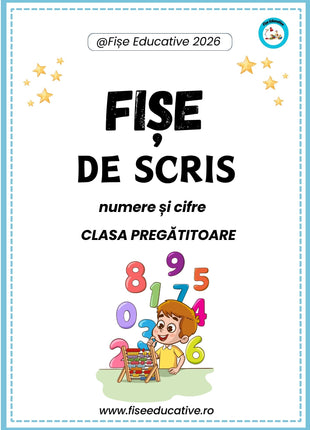 fise trasat cifre si numere 0-31 pentru clasa pregatitoare pdf copii
