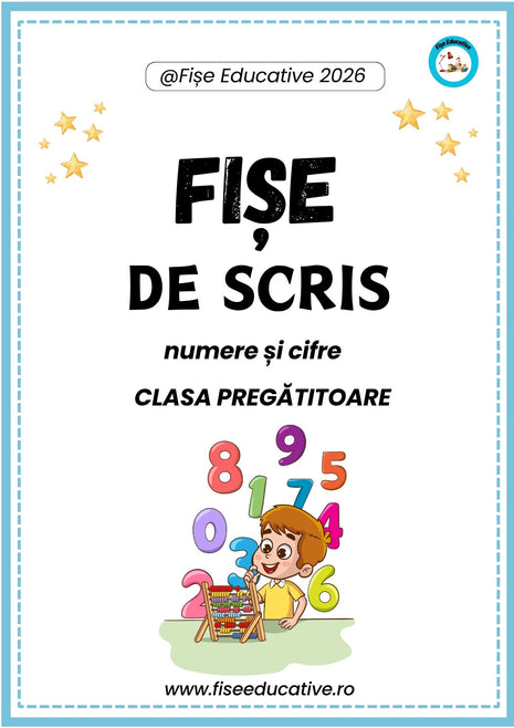 fise trasat cifre si numere 0-31 pentru clasa pregatitoare pdf copii