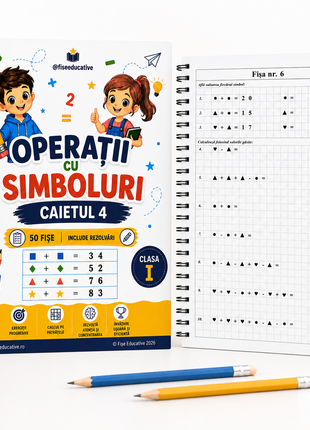 Pachet Matematică Clasa I – 5 caiete tipărite A5