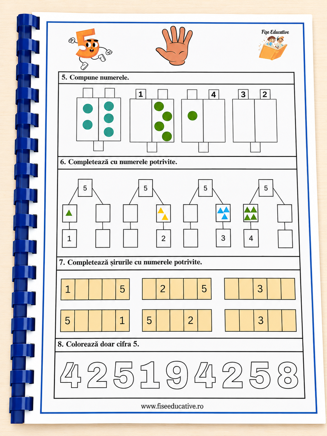 Pachet complet Clasa Pregătitoare – Fișe PDF pentru citire, scriere și matematică, 600+ pagini