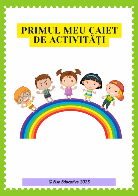 Set 70 fișe de lucru pentru copii 2–3 ani – primul caiet de activități educative